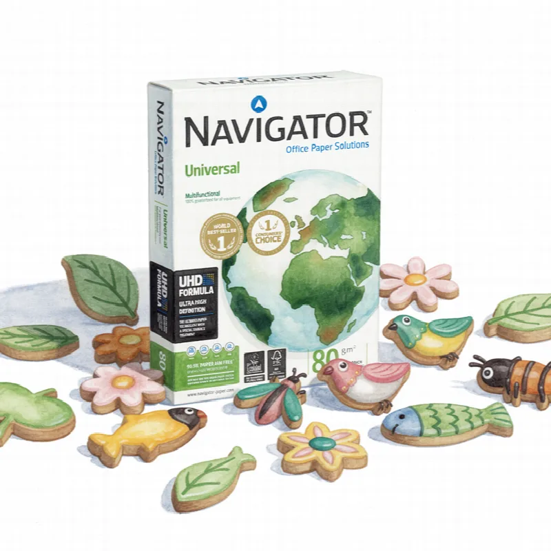 A ream of Navigator paper made entirely of butter cookies