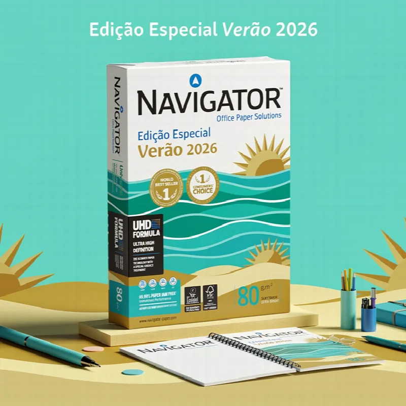 Cria uma resma Navigator com o tema de Verão 2026.
